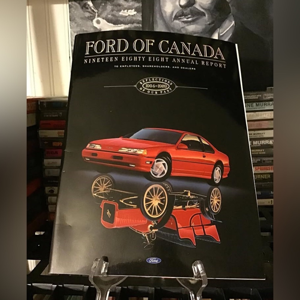 1988 F O R D of Canada annual report book